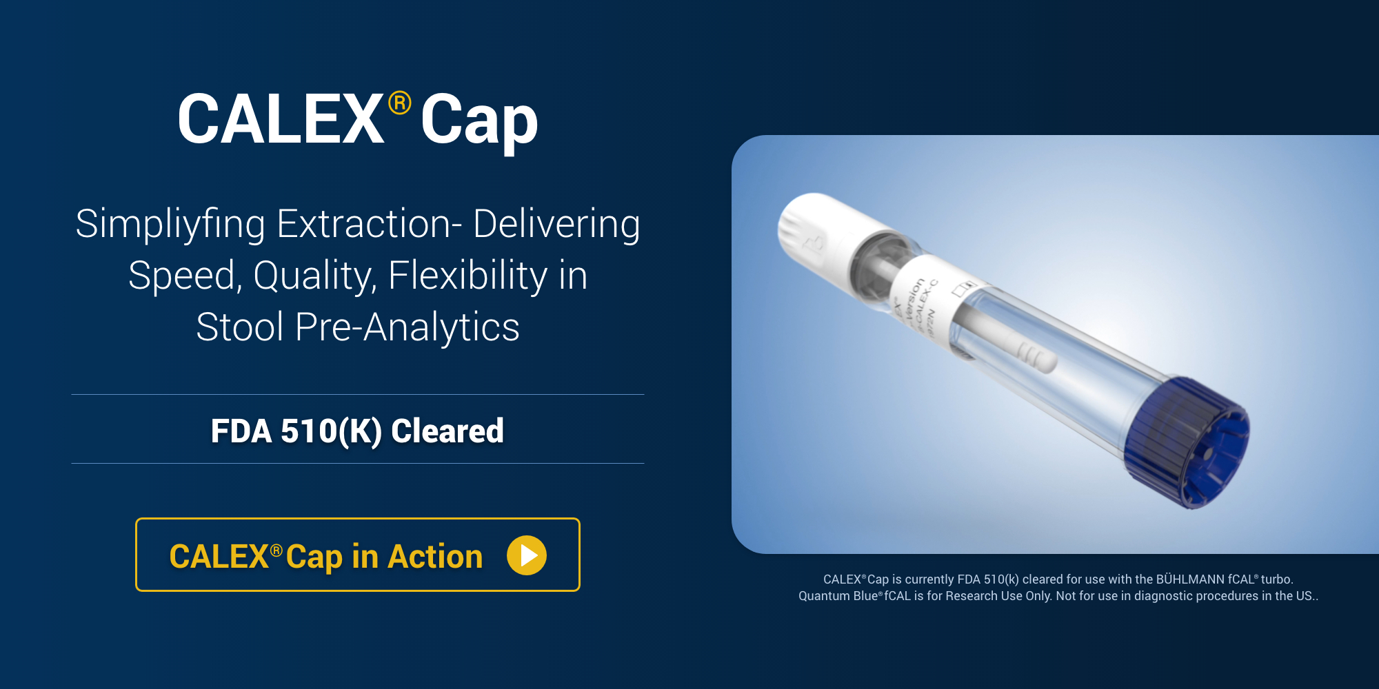 CALEX Cap Extraction - Calprotectin